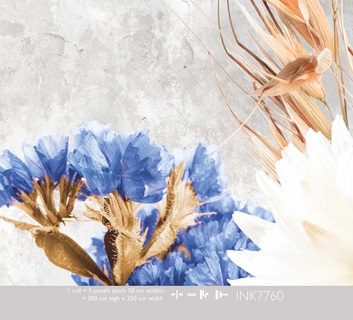 Preserved Nature Blues - Papier peint