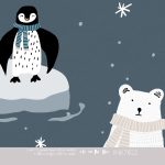 Kinderbehang het platte beeld per rol INK7822