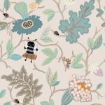 Kinderbehang het platte beeld per rol INK7828