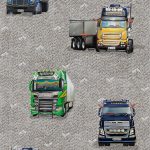 Kinderbehang het platte beeld per rol INK7834