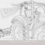 Kinderbehang het platte beeld per rol INK7836