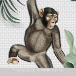 Kinderbehang het platte beeld per rol INK7840