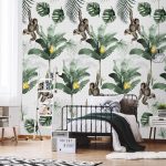 Kinderbehang het platte beeld per rol INK7840