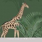 Kinderbehang het platte beeld per rol INK7843