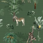 Kinderbehang het platte beeld per rol INK7843