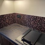 Koffiebonen Achterwand