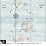 Kinderbehang Too The Mooon, Blue