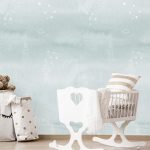 Kinderbehang Stars, Blue