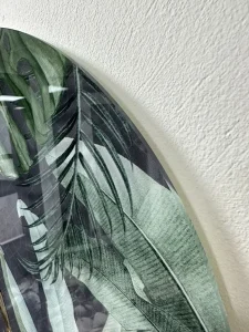 Muurcirkel materiaalvoorbeeld Plexiglas