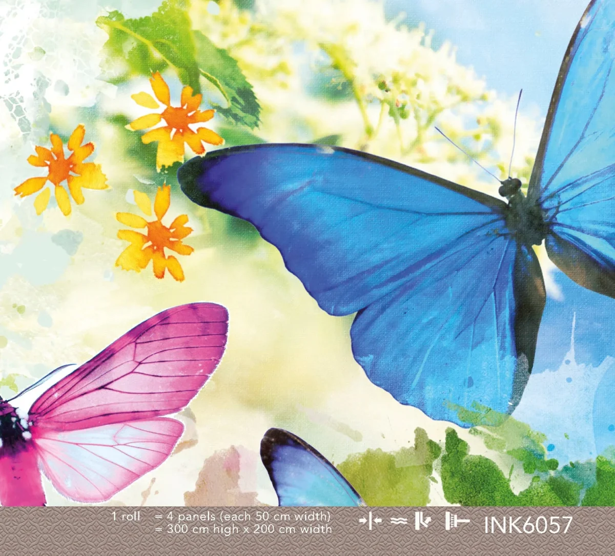 Spring Romance - Colour Choc Behang
