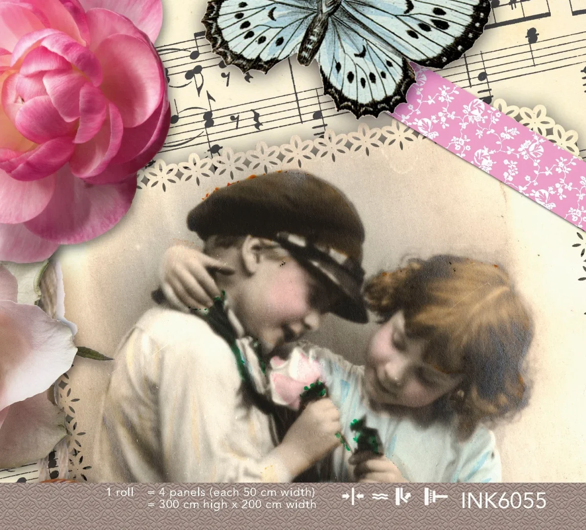 Romance - Colour Choc Behang