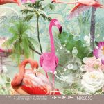 Flamingo Summers - Colour Choc Behang