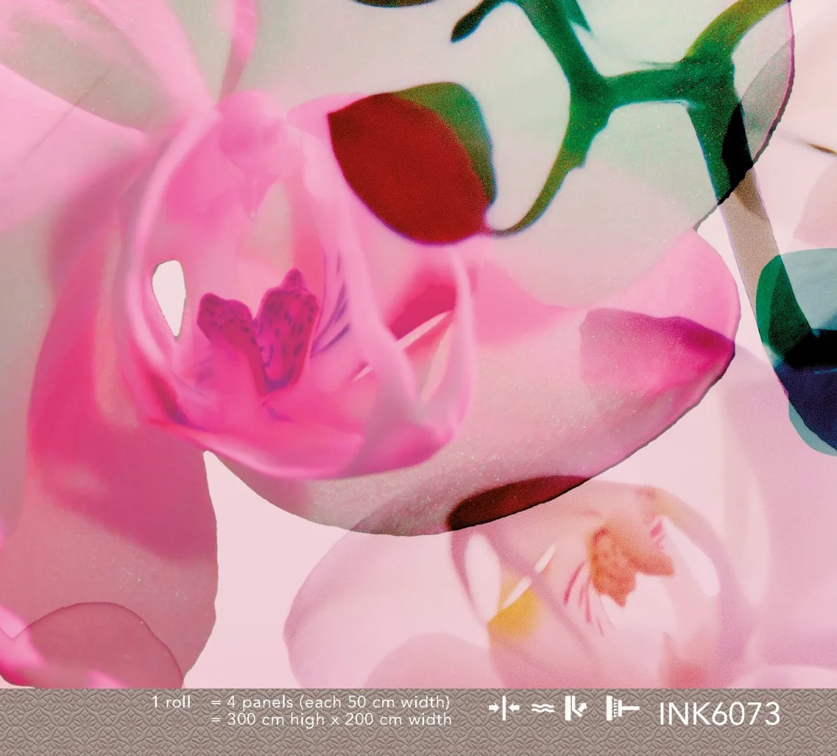 Orchids Soft - Colour Choc Behang