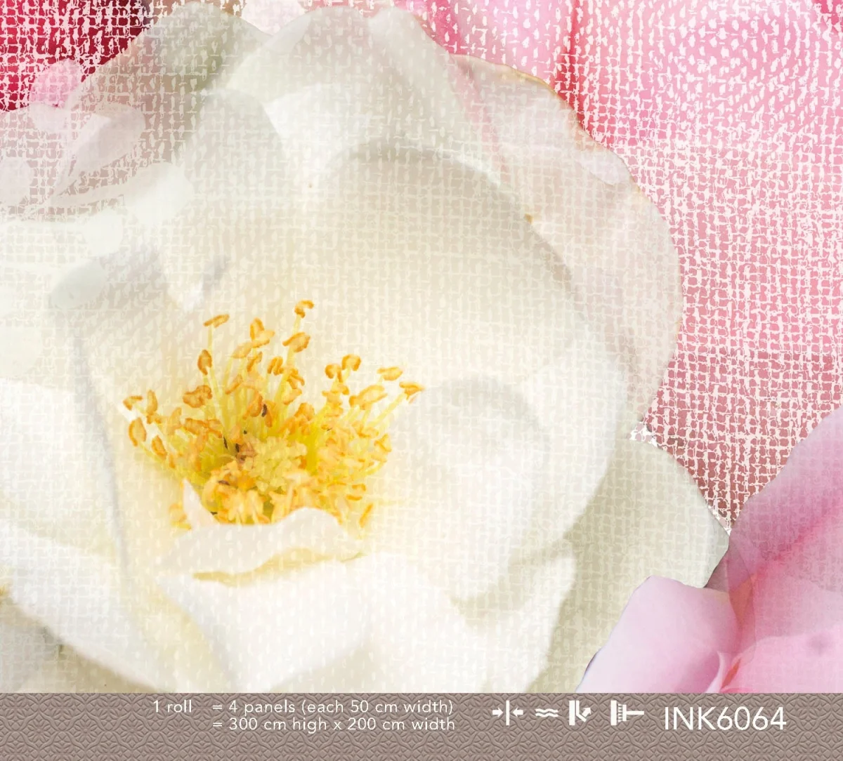 Lacy Spring - Colour Choc Behang