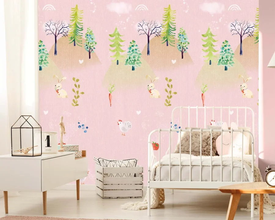 Kate & Andy Behang - Secret World (mix&match) Landscape pink