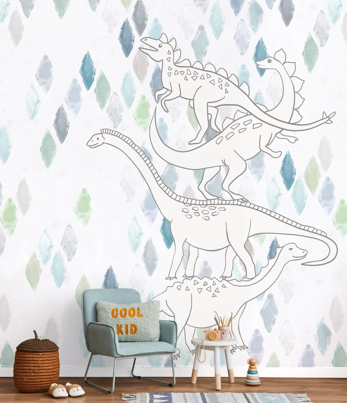 Kate & Andy Behang -  Dino Wall MIX & MATCH