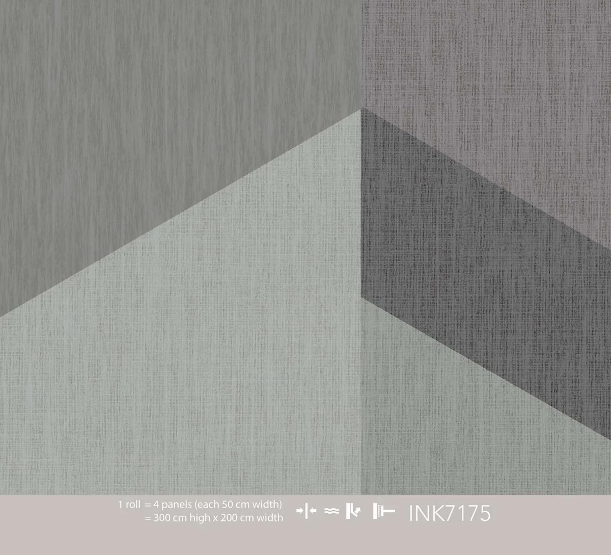 Papier peint Timeless - Hexa Dark