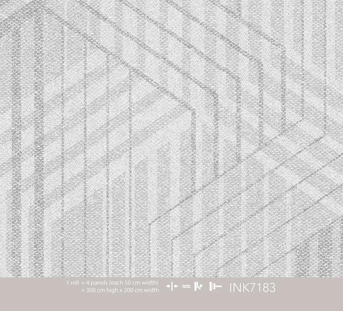 Papier peint Timeless - Stylo Grey