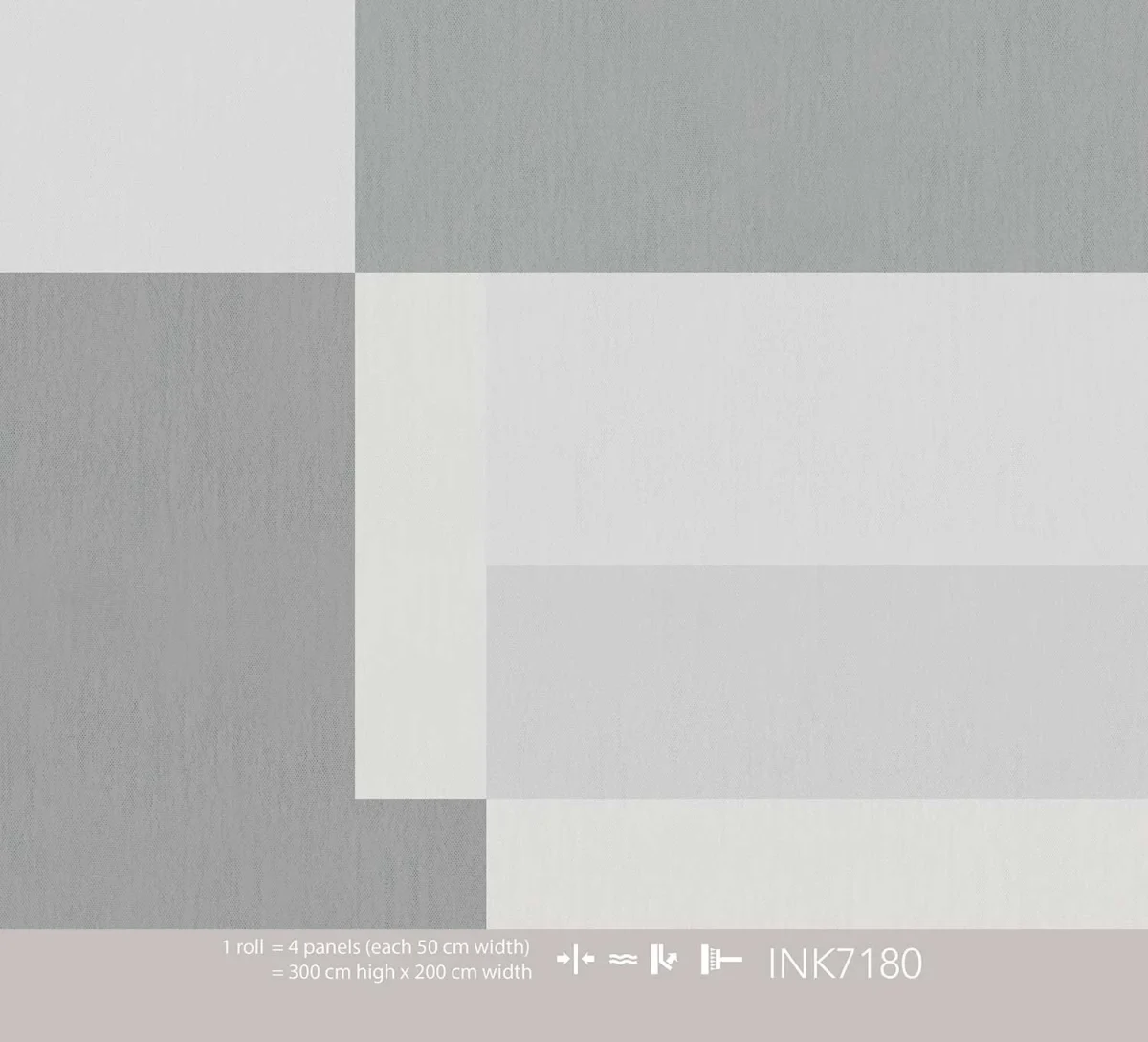 Behang Timeless - Panel Grey