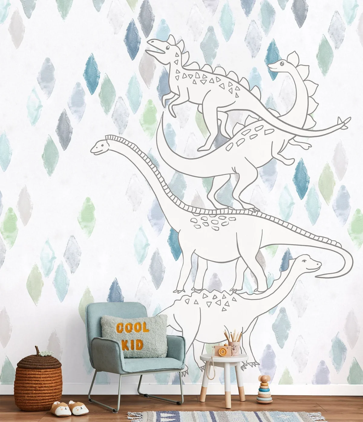 Kate & Andy Wallpaper - Dino Wall