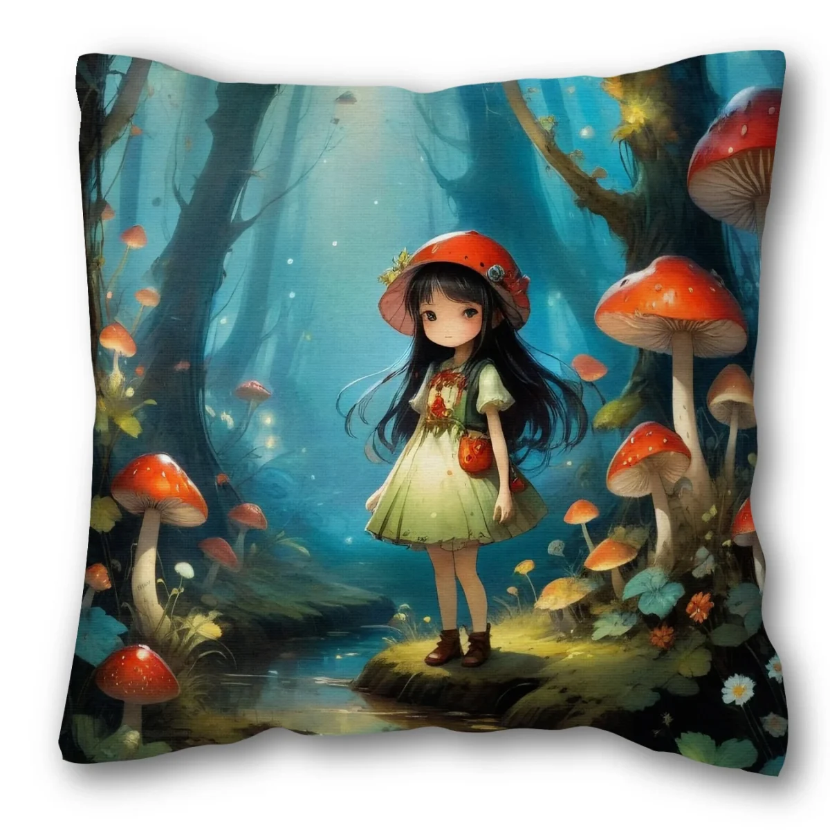 Coussin Décoratif Petit Chaperon Rouge