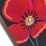 Textielposter: Konijntjes, bloemen en vlinders