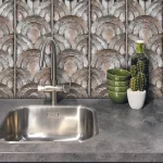 Spatwand met print - DW7610