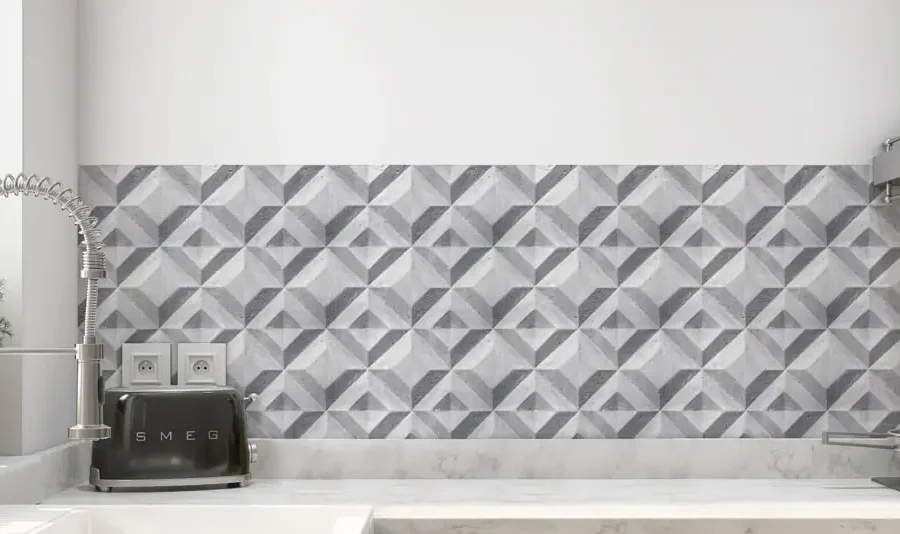 Crédence béton ciré gris DW7613 pour cuisine