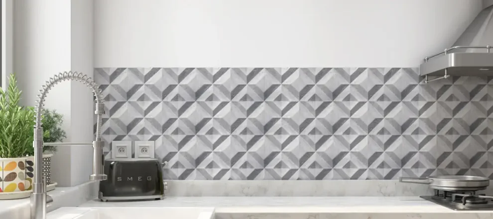 Crédence béton ciré gris DW7613 pour cuisine