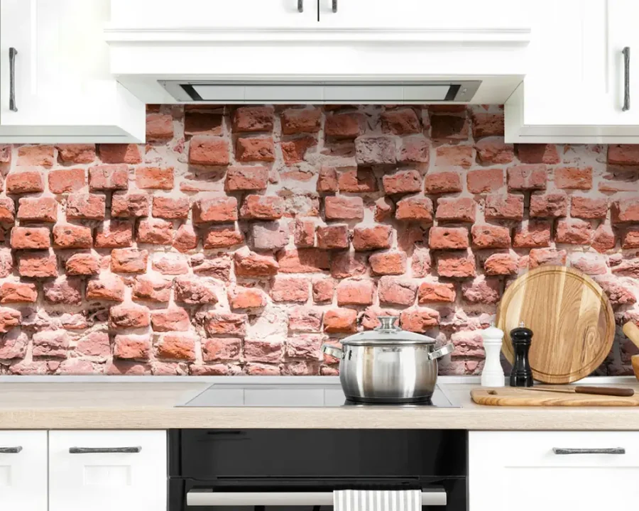 Crédence mur de briques DW7620 pour cuisine