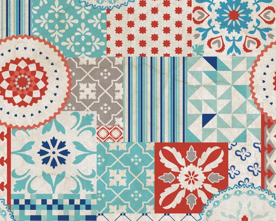 Backsplash with print - DW7629