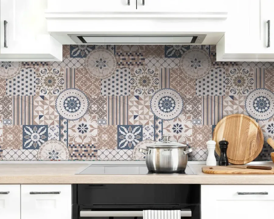 Küchenrückwand mit Streifendesign DW7634