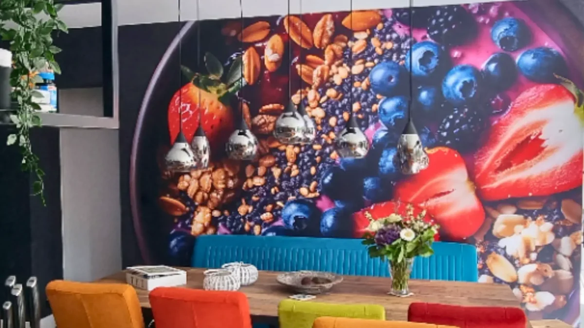 Behang op de keuken achterwand Smoothie Bowl Behang op de keuken achterwand Smoothie Bowl