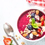 Keuken achterwand met Poke of Smoothie Bowl