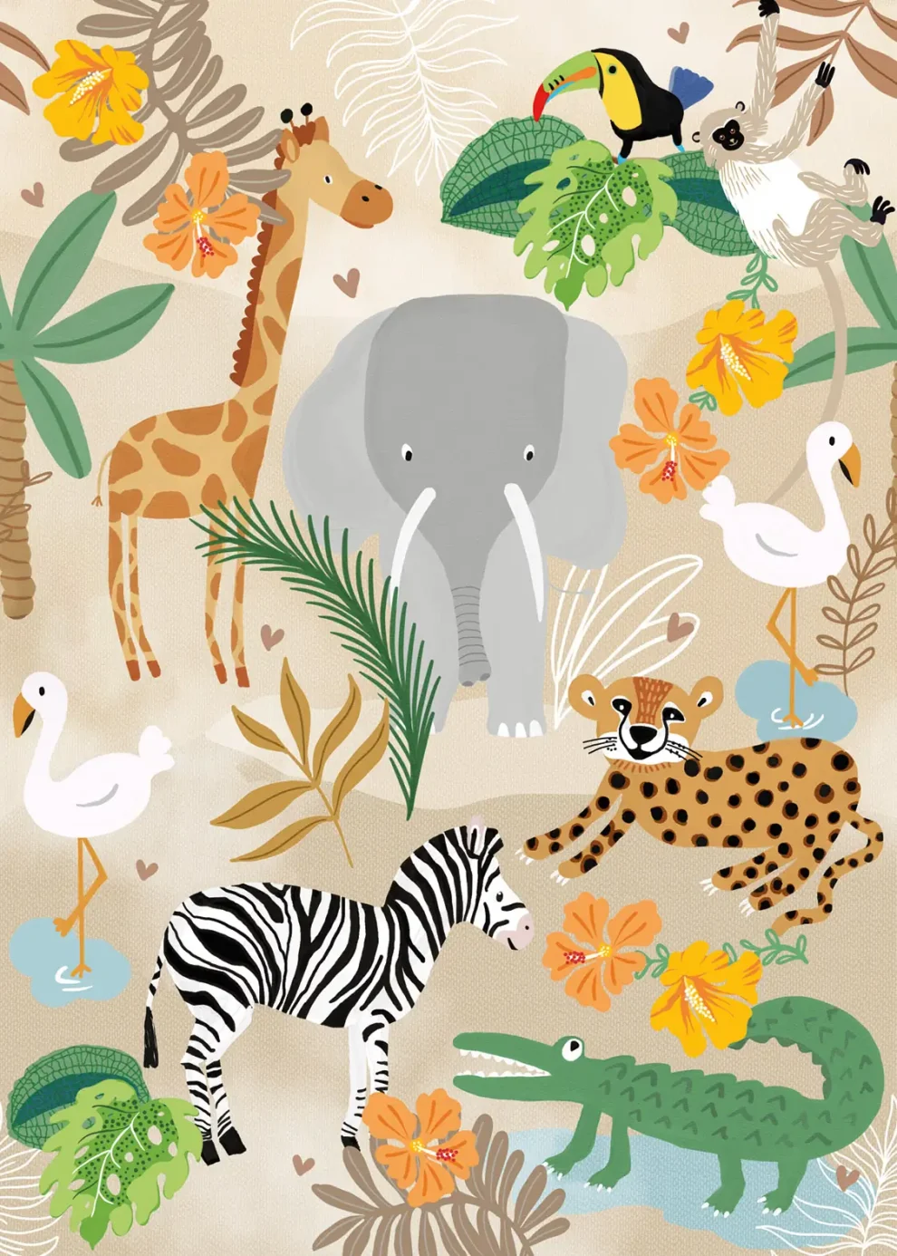 Sam & Luca - Sunny Safari beige
