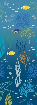 Sam & Luca - Whale Magic Coral uni blue