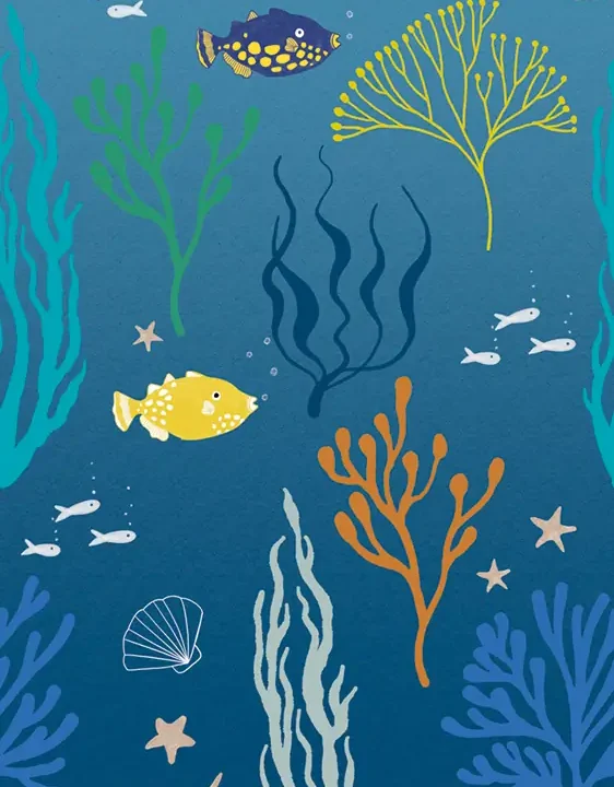 Sam & Luca - Whale Magic Coral uni blue
