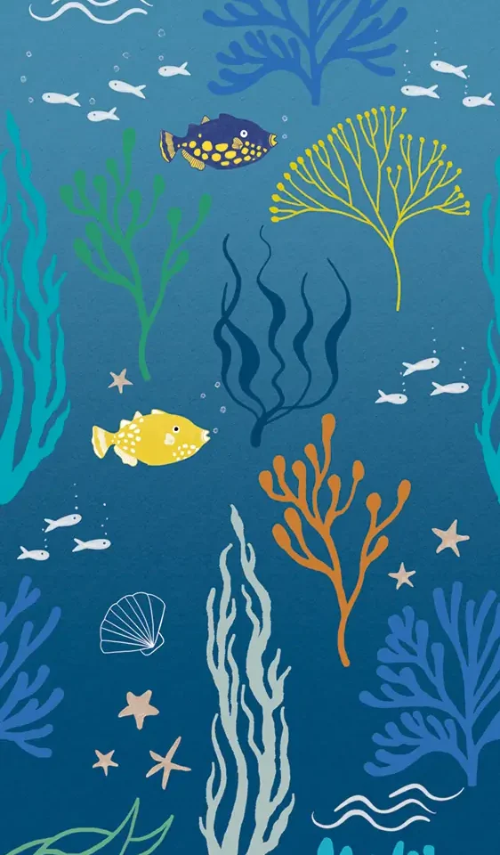 Sam & Luca - Whale Magic Coral uni blue