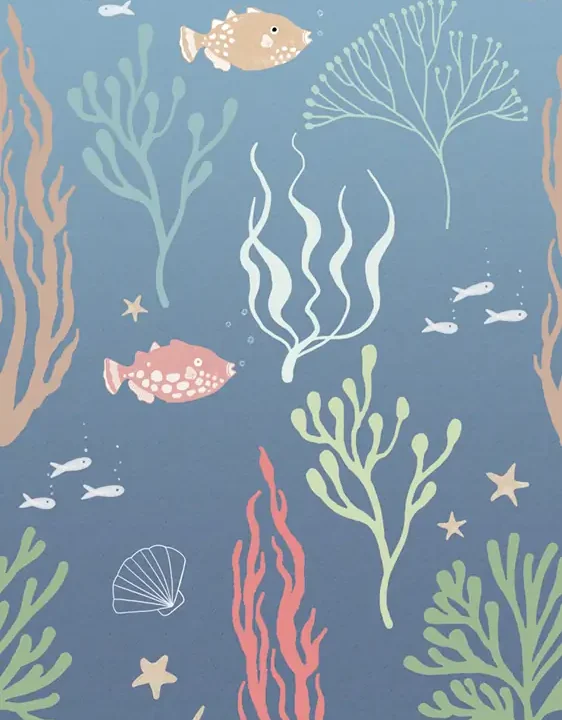 Sam & Luca - Whale Magic Coral uni soft