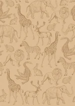 Sam & Luca - Life is a Zoo yellow-beige