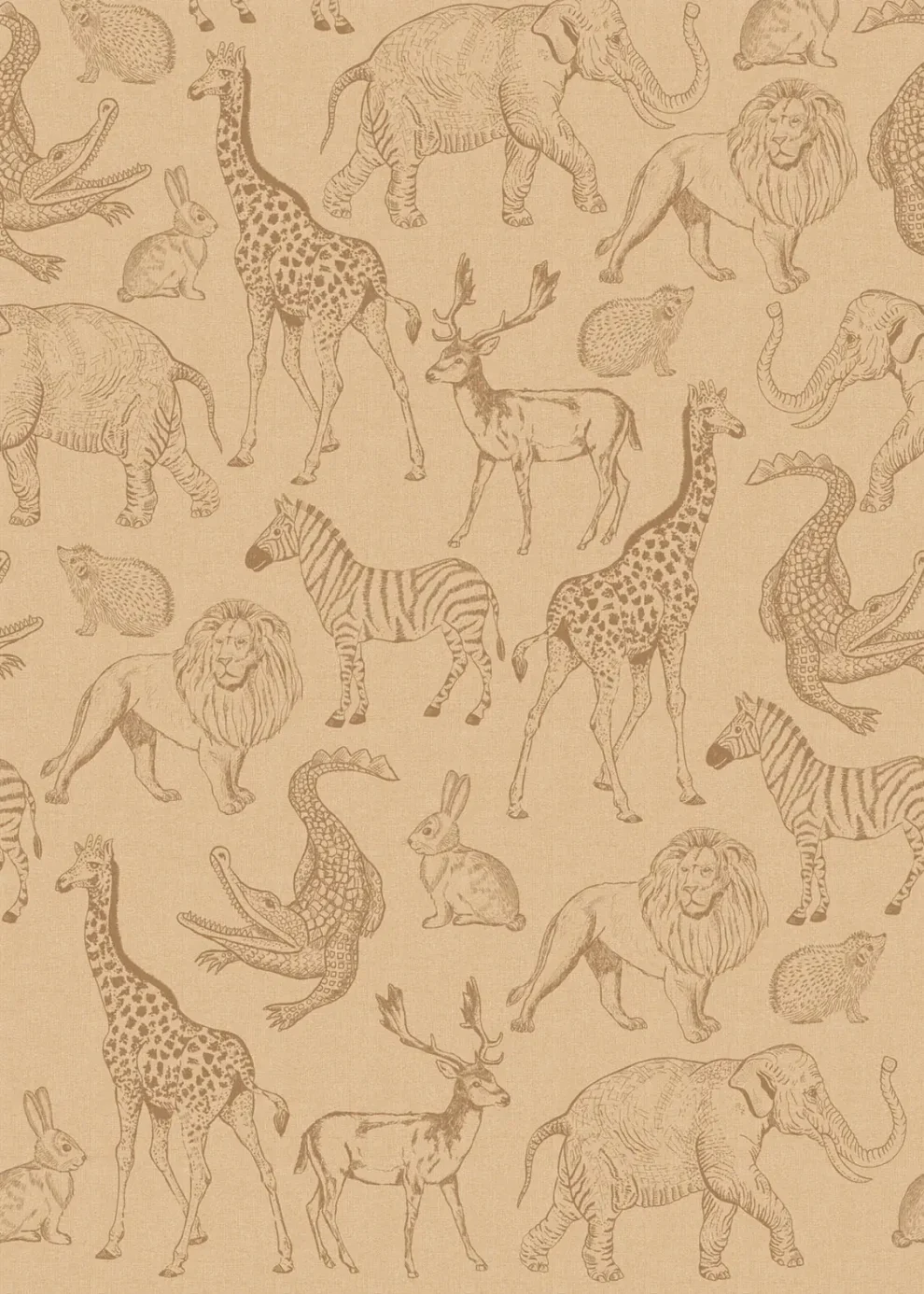 Sam & Luca - Life is a Zoo yellow-beige