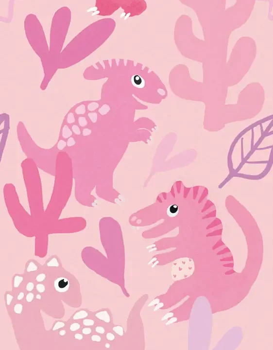 Sam & Luca - Happy Dino’s pink