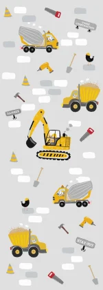 Sam & Luca - Digger Dig Cranes uni light