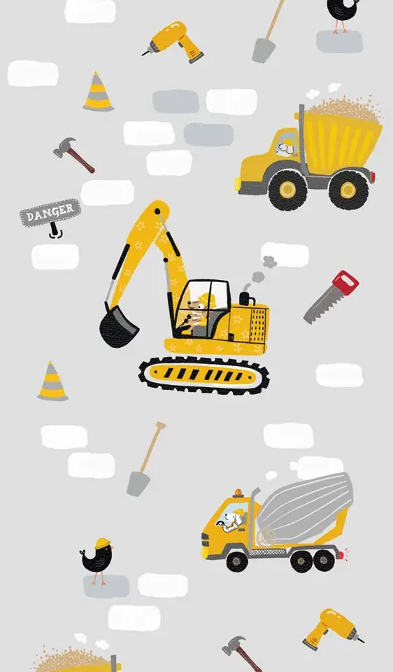 Sam & Luca - Digger Dig Cranes uni light