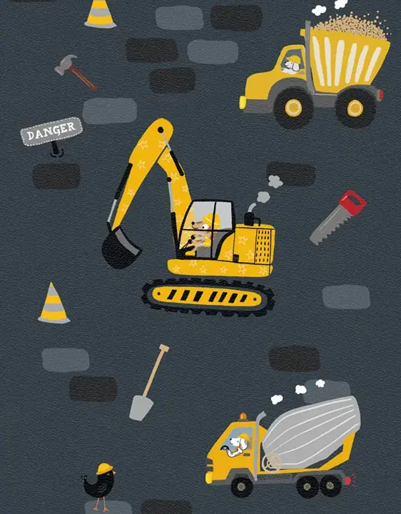 Sam & Luca - Digger Dig Cranes uni dark