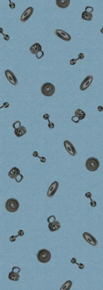 Sam & Luca - Keep Lifting Baby uni blue