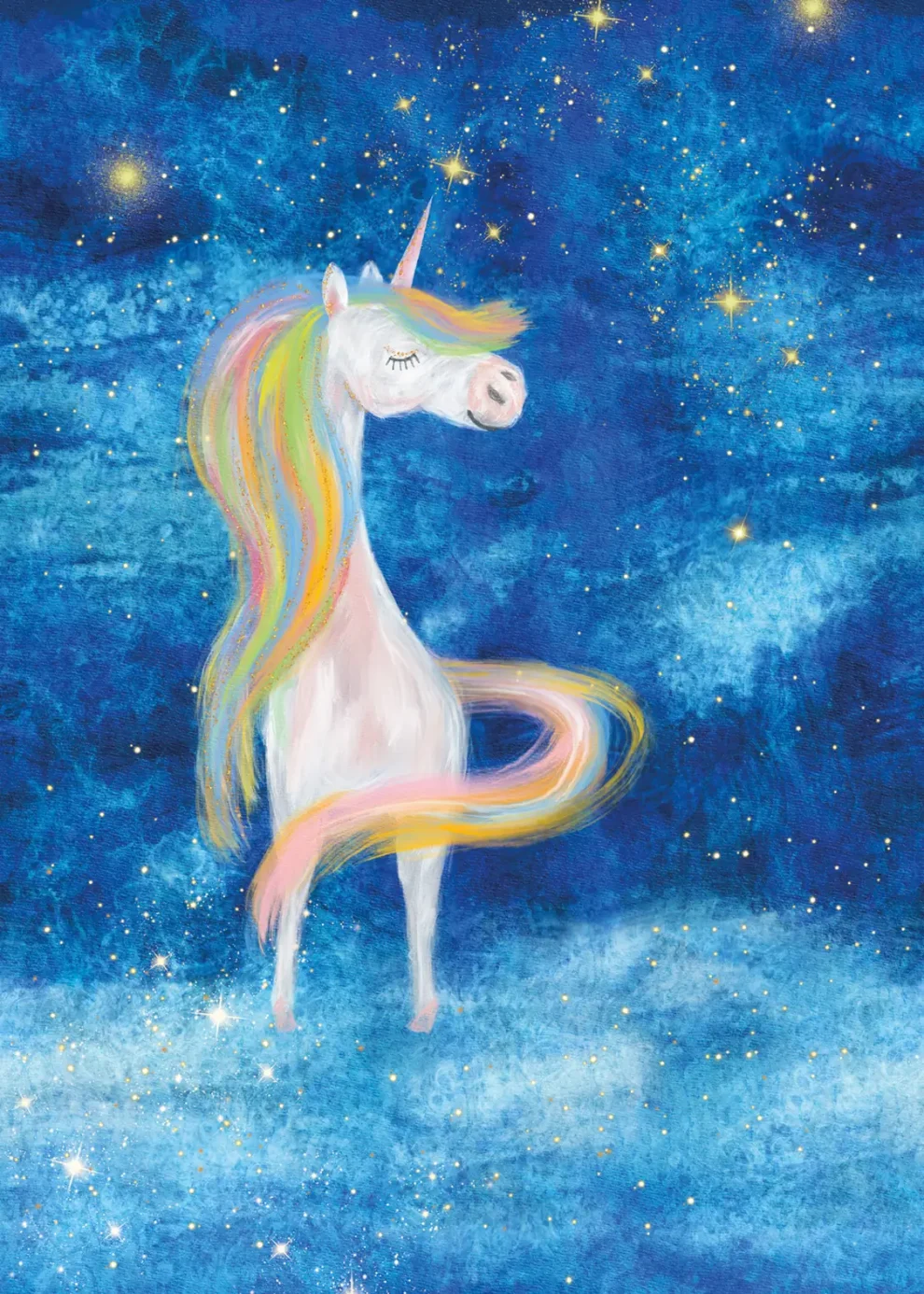 Sam & Luca - unicorn blue
