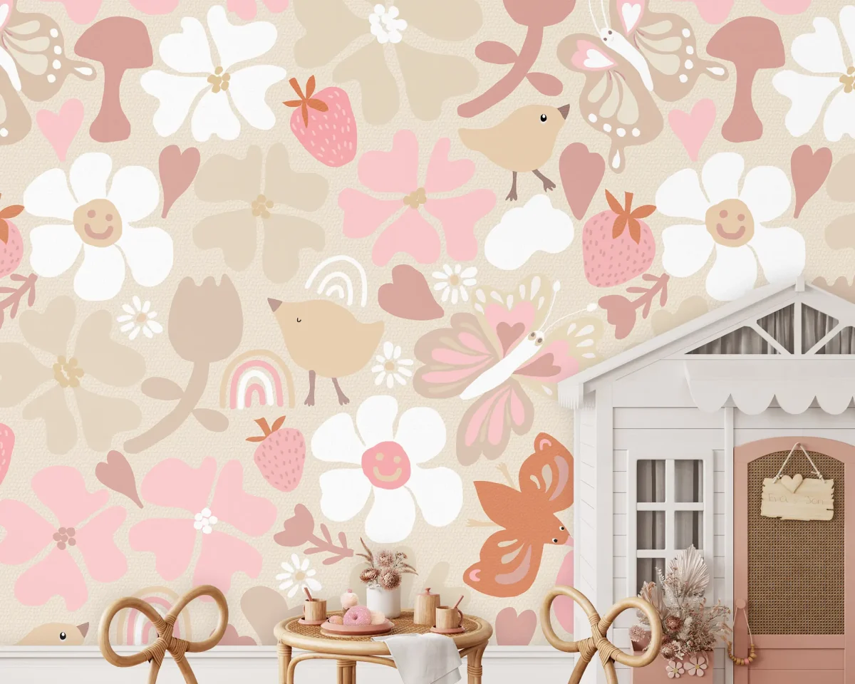 Sam & Luca - Boho Flower Garden pink