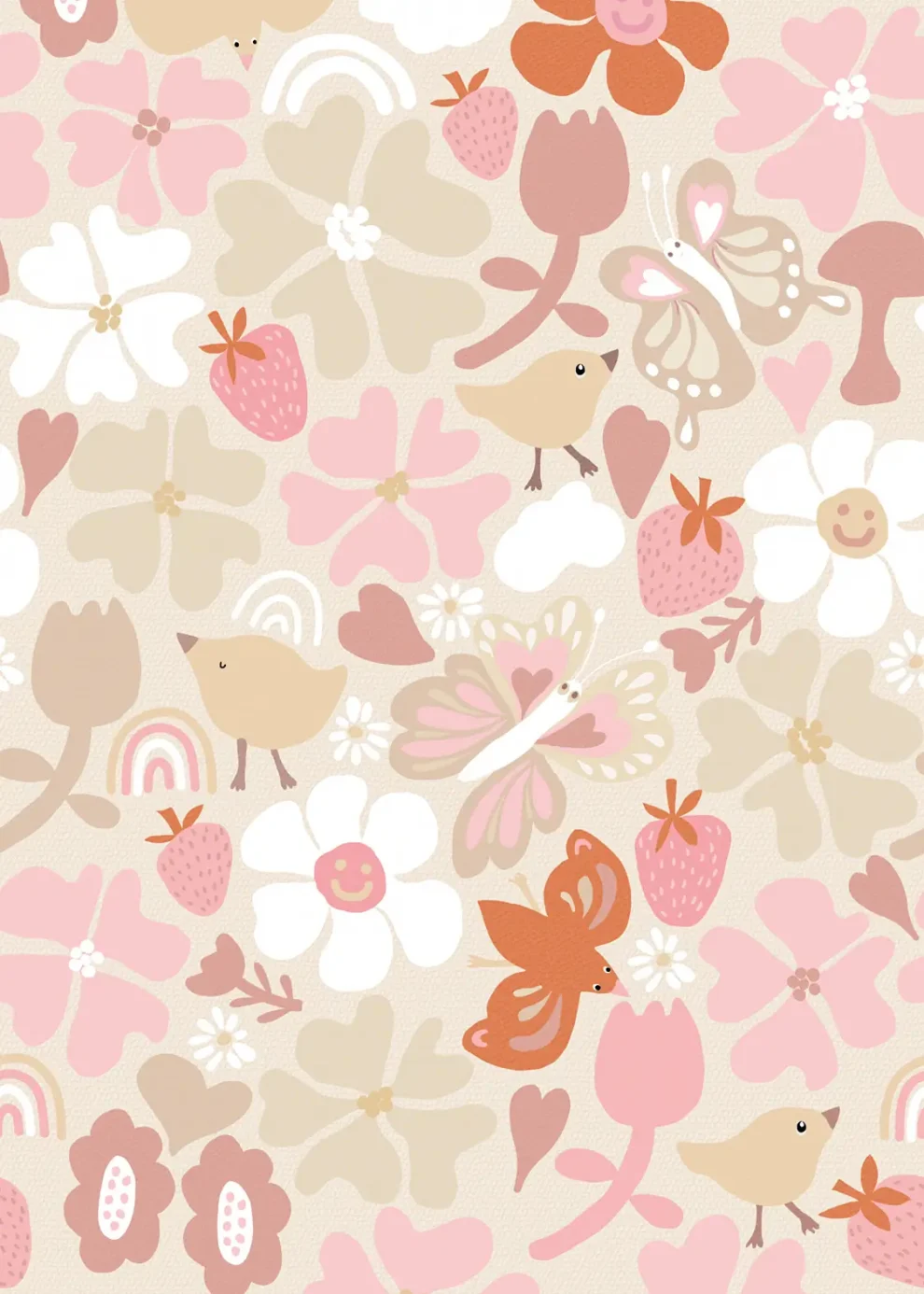 Sam & Luca - Boho Flower Garden pink
