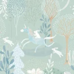 Sam & Luca - unicorn Love celadon green